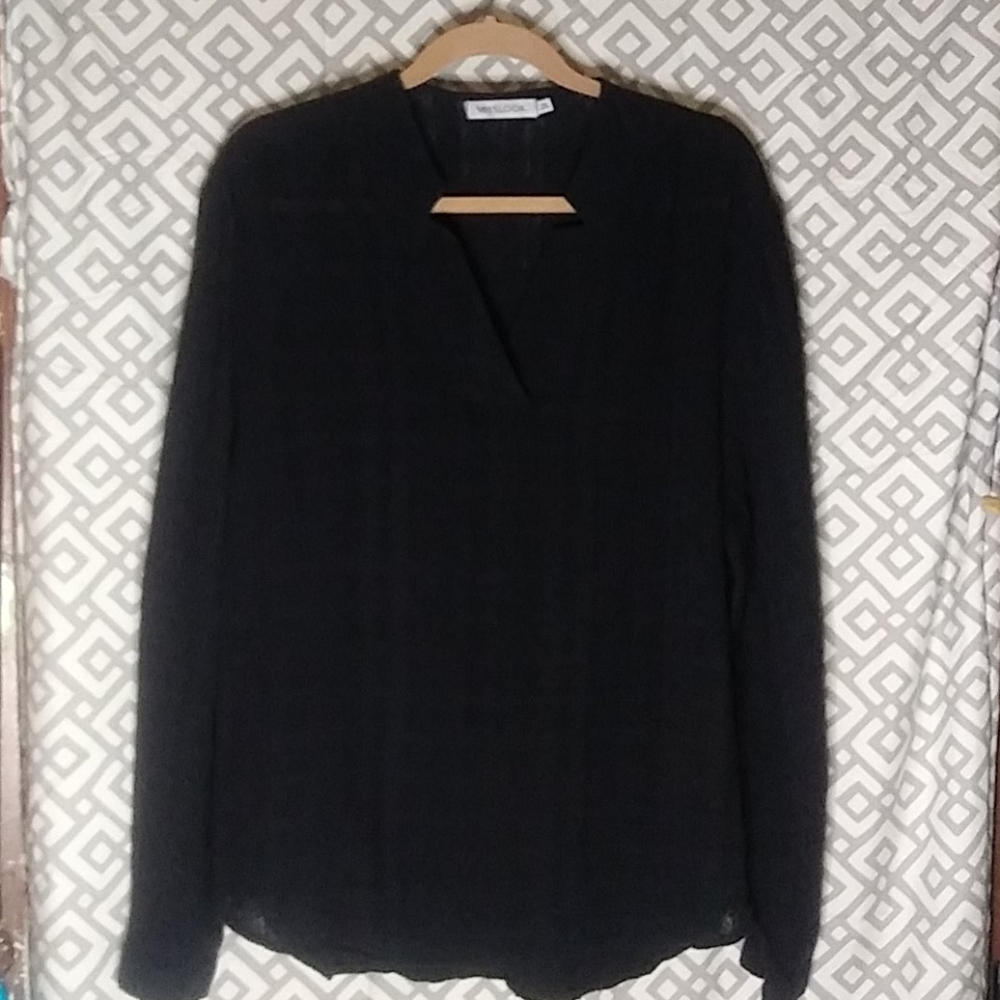 2XL Navy long sleeve top by MISSLOOK